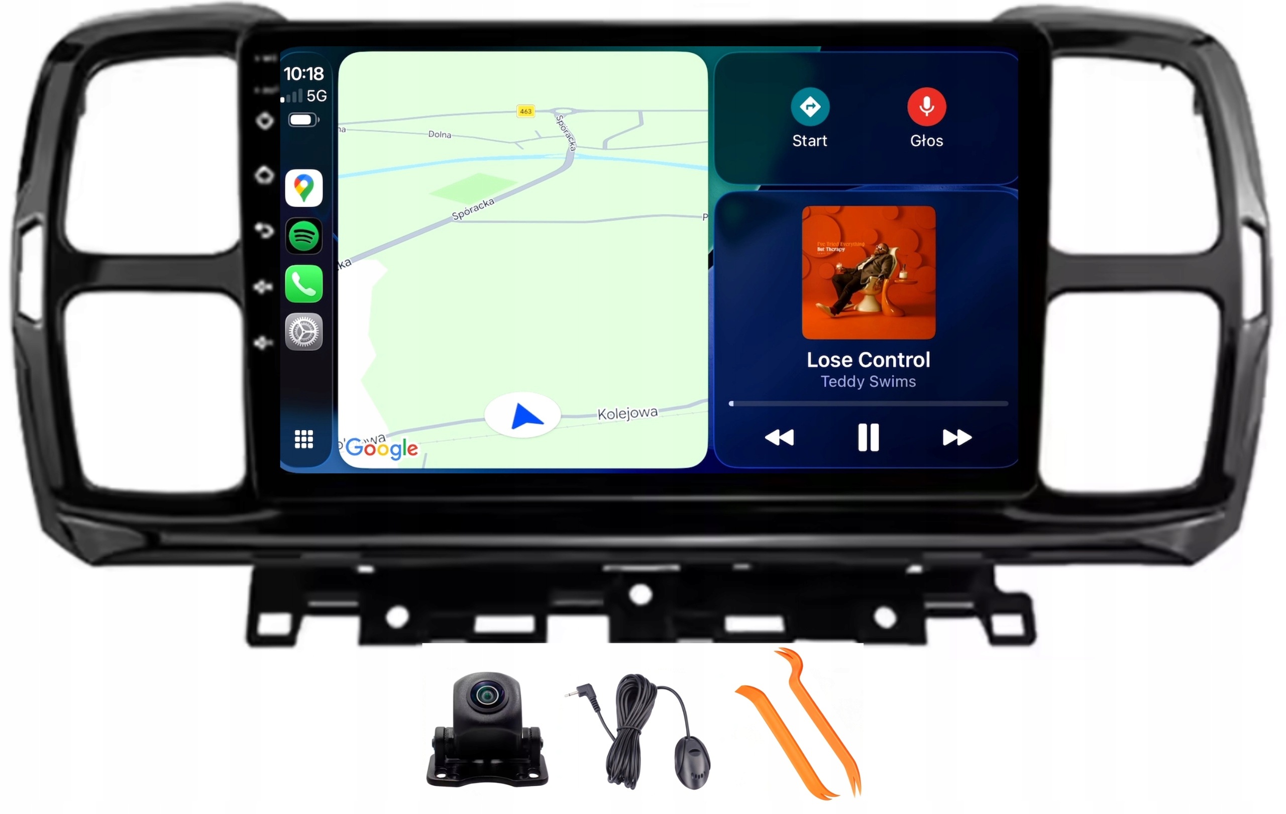 Rádio Android Navigácia Citroen C5 Aircross 17-21 Qled Apple Carplay Lte