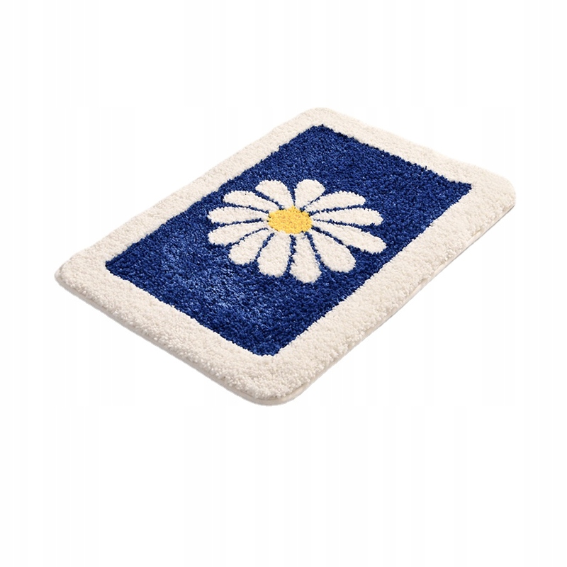 

Miękki Dywanik Łazienkowy Niebieski Biały 40x60cm