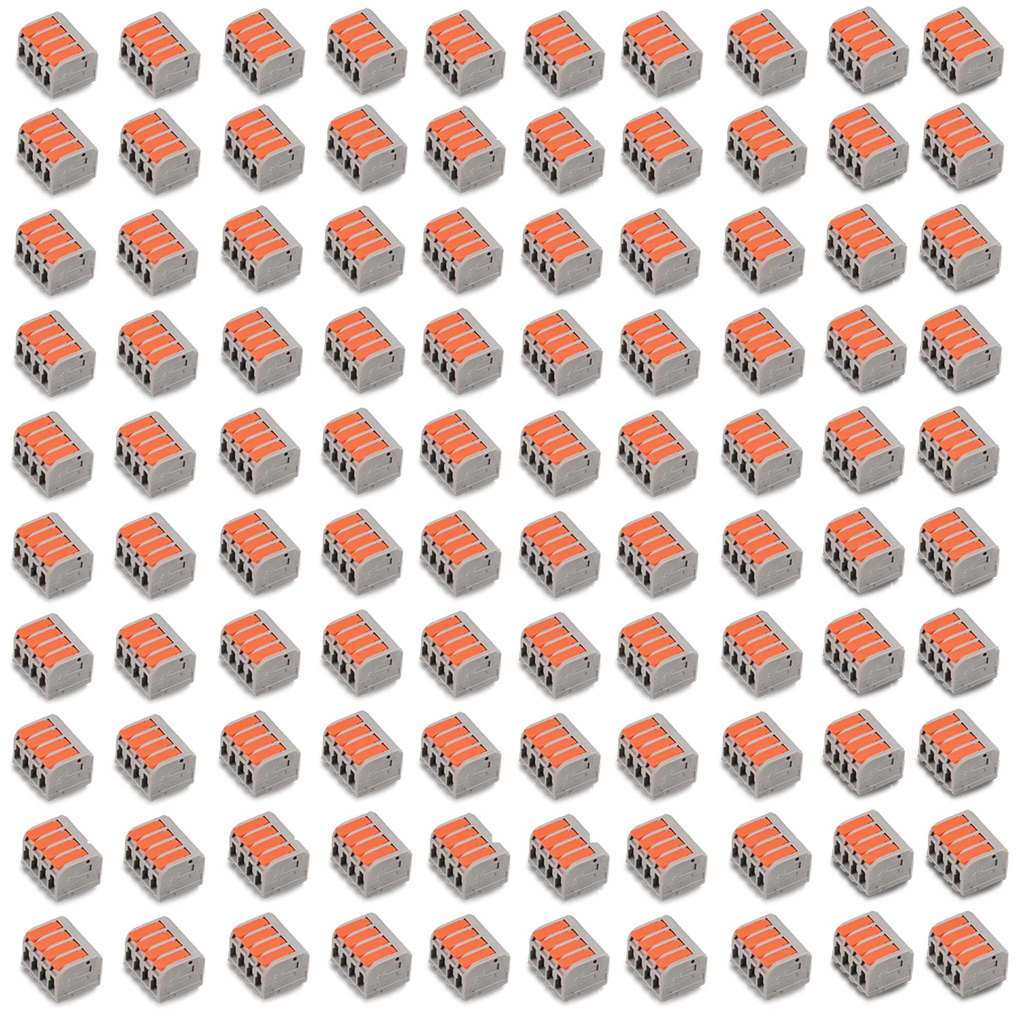 Rychlospojka Kabelová Safe Rychlospojka 4x Svorka Kostka Drát Linka 100 ks