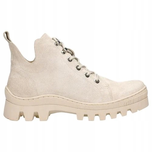 

Buty Wojas trzewiki damskie sznurowane beż r. 39
