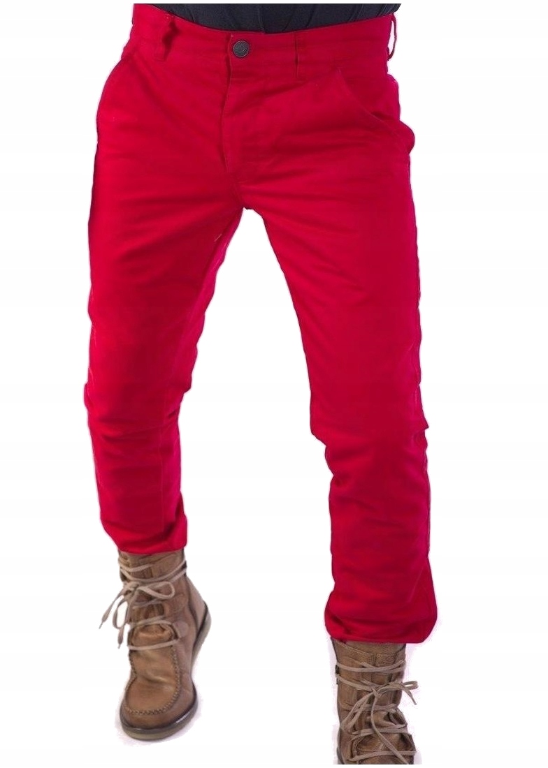 

Jack Jones Czerwone Chinosy Spodnie Regular 31/30