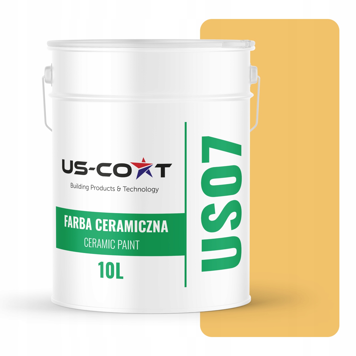 Keramická Farba Na Stenu Medová Farba H6554 10L Hlboká Matná Na Stropné Steny