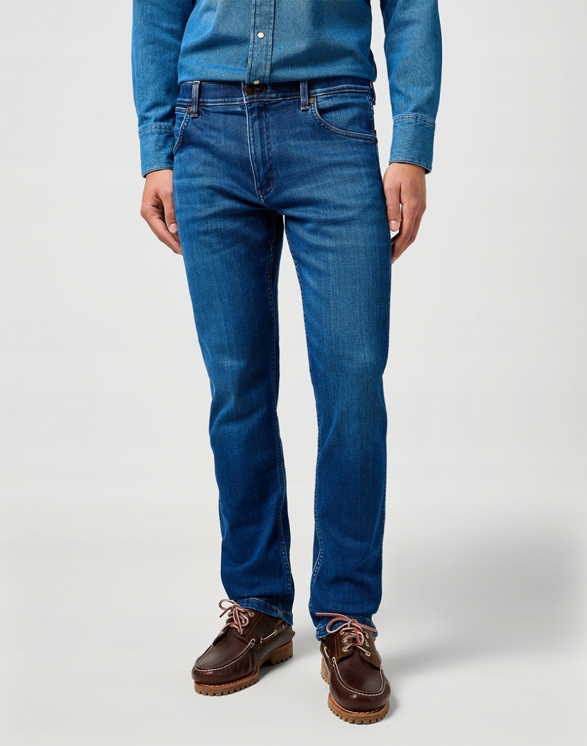 Pánské džíny Wrangler Greensboro W38 L32 Jednoduché 112364419 Dandelion