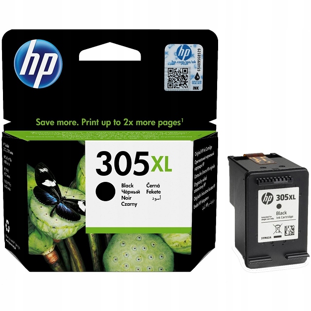 

Tusz Wkład Hp 305XL czarny 3YM62AE Oryginał