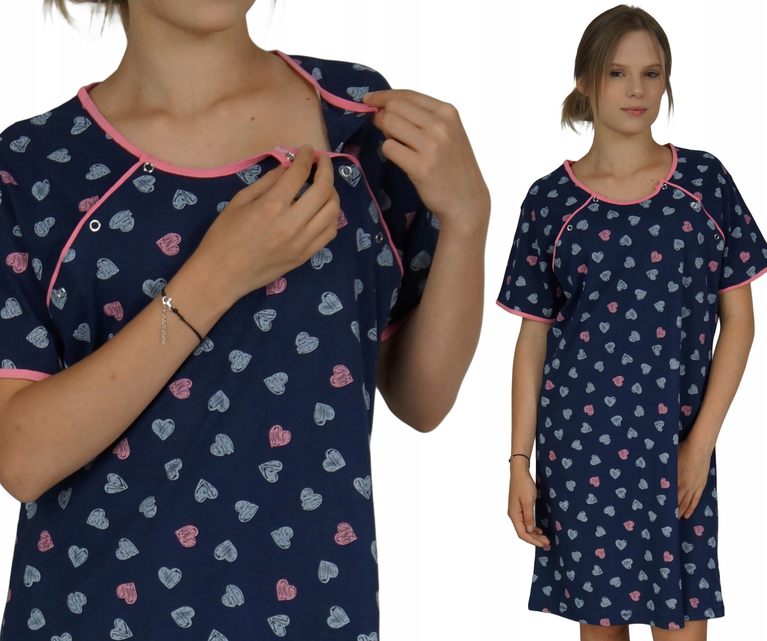 

Koszula Nocna L 40 ciążowa karmienia Napy