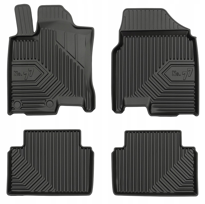 Gumové Koberce Nissan Qashqai 1 Tekna 2006-2013 Korytka 77