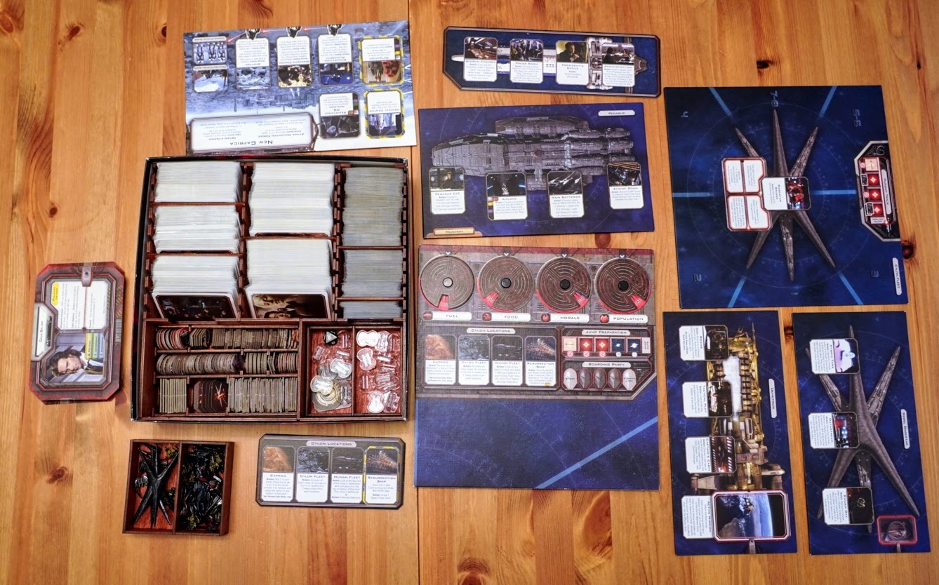 DREWNIANE INSERTY DO GRY BATTLESTAR GALACTICA EAN (GTIN) 5905529818431