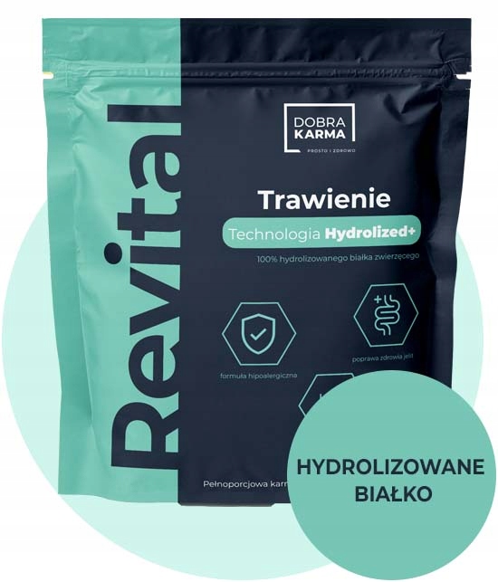 Levně Dobra Krmivo suché Na Trávení, hydrolyzované, krůta, hypoalergenní, 1,5 kg