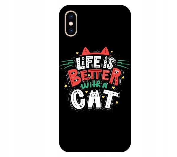 

Etui na telefon iPhone X / Xs Life is better with