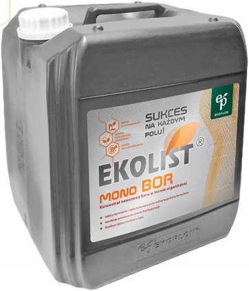 

Ekolist mono Bor rzepak kukurydza ziemniak 5 l