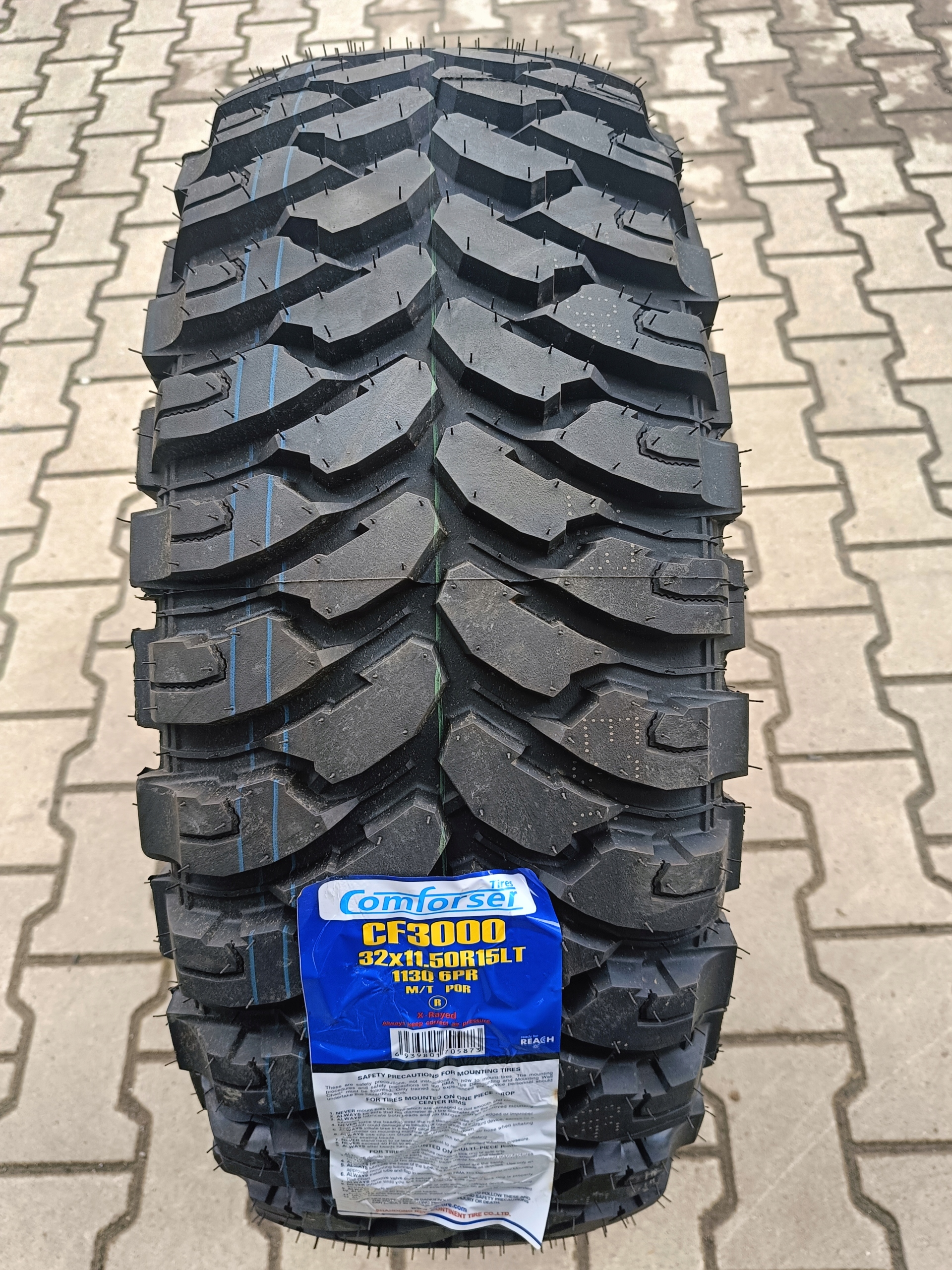 OPONY TERENOWE 32x11.50R15 COMFORSER CF3000 CAŁOROCZNE HIT BIAŁE LITERY MT EAN (GTIN) 6939801712529