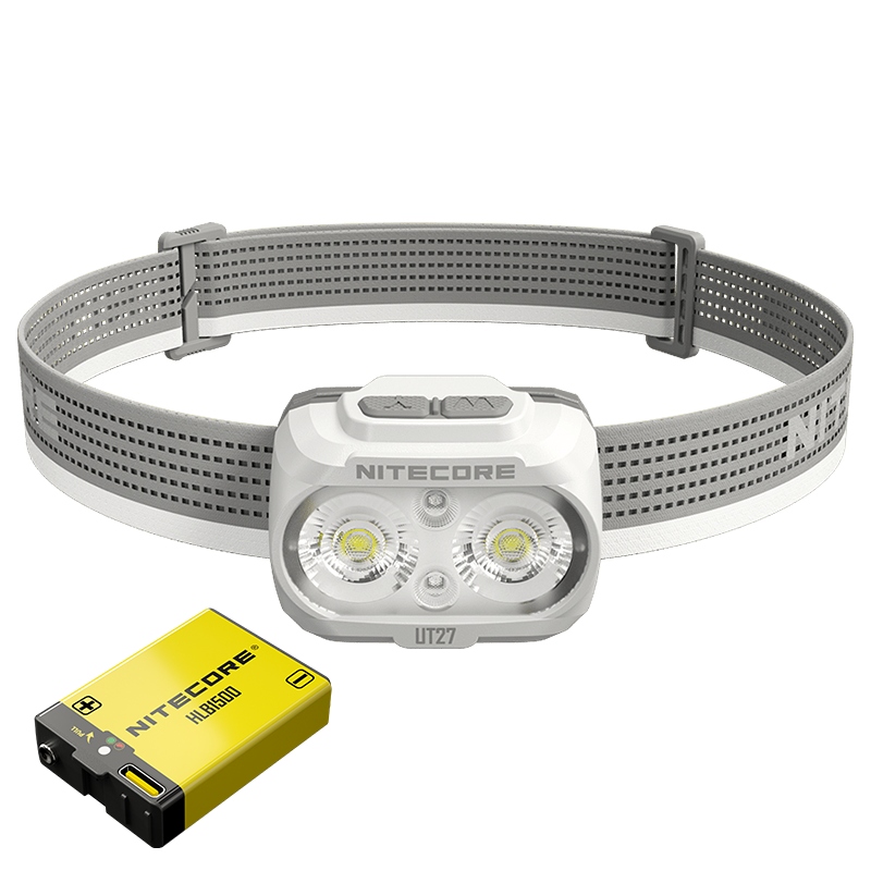 Latarka czołowa Nitecore UT27 2025 Mct 800lm (3xAAA, Usb-c), biała