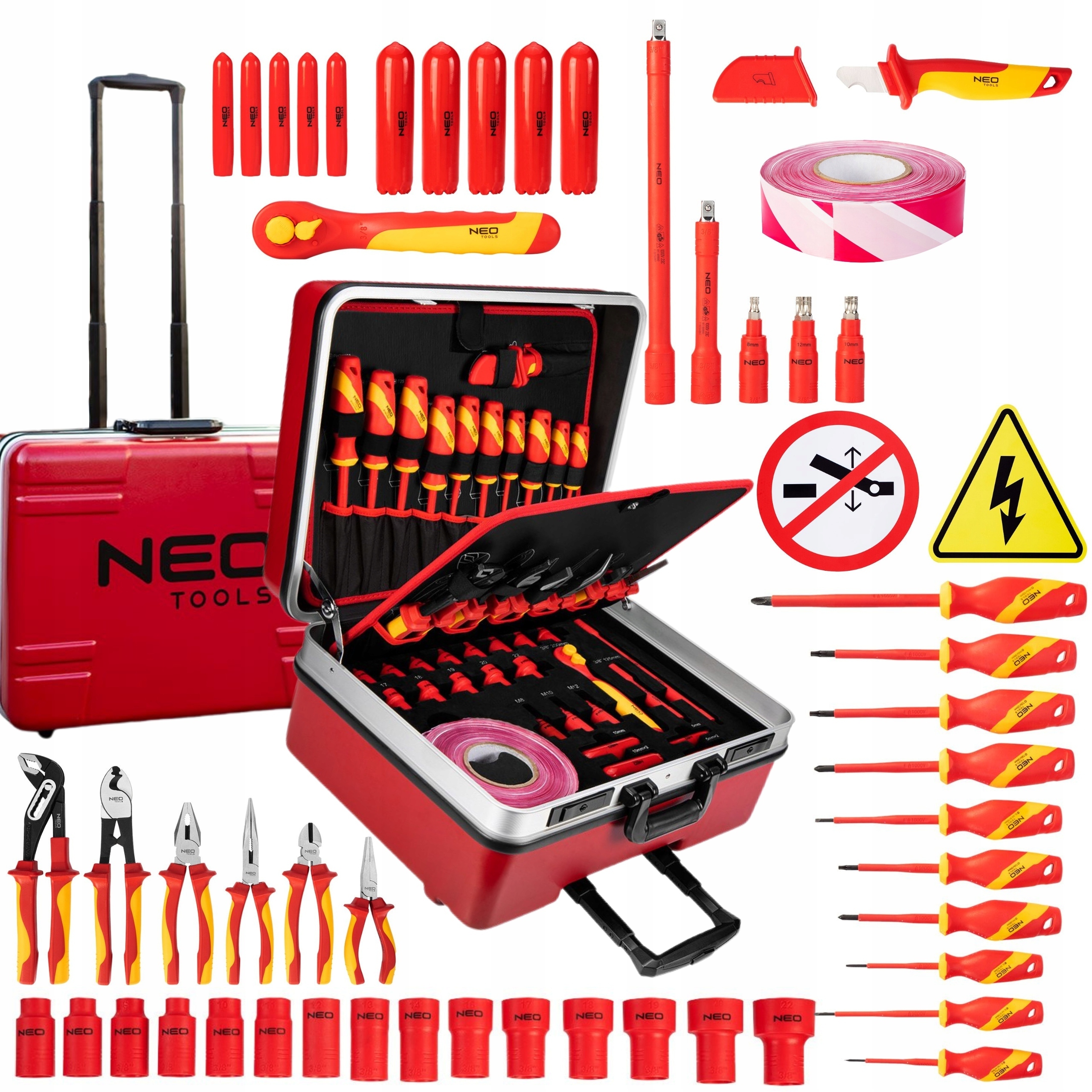 Neo Sada Náradia Na Opravu Elektrických Vozidiel Hybry 51ks 01-312