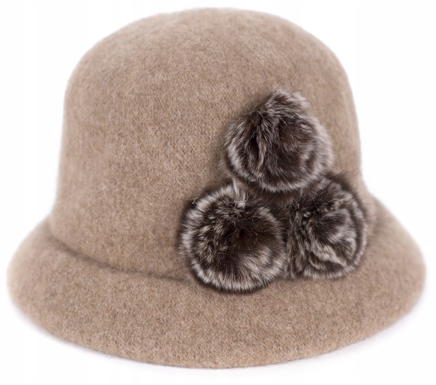 

Szaleo Kapelusz Elegant fur Wełniany cz18338-1