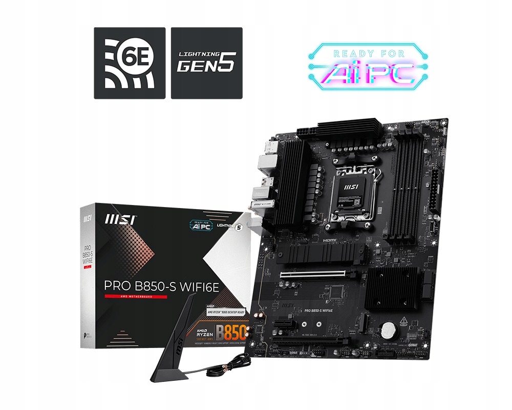 Msi Pro B850-S WIFI6E/AM5/ATX