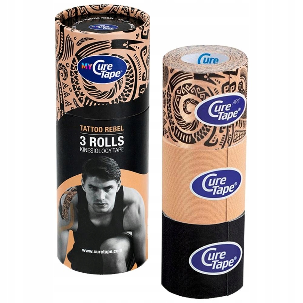 

Tasmy kinesiotaping Zestaw tejpow CureTape tejpy