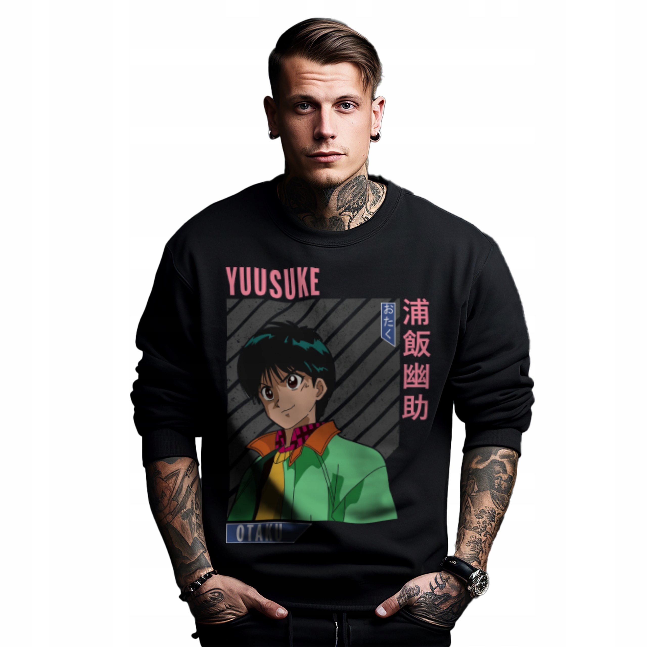 Mikina s potiskem Anime Yuusuke Otaku