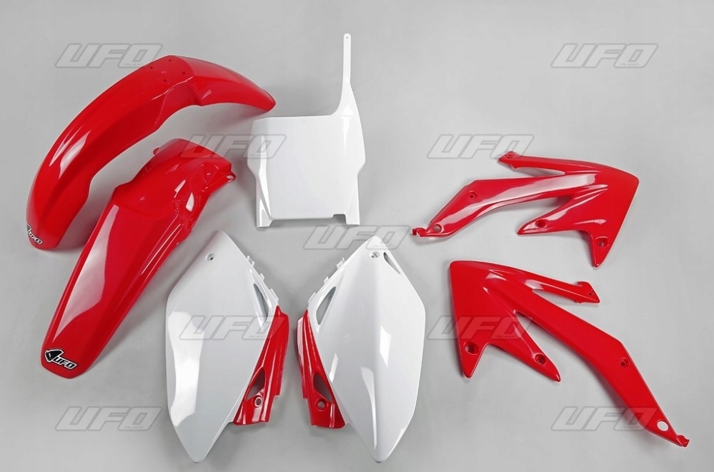 Ufo Sada Plastov Honda Crf 450 R '07 Farba Oem (červená/biela) (HO110