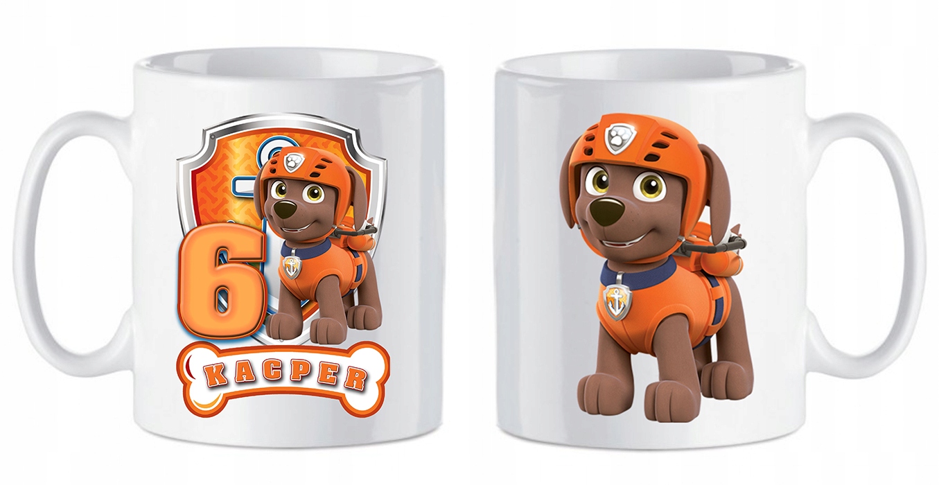 Psi Patrol - kubek urodzinowy+ imię + wiek