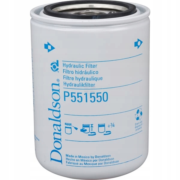 Hydraulický olejový filtr P551550 Donaldson