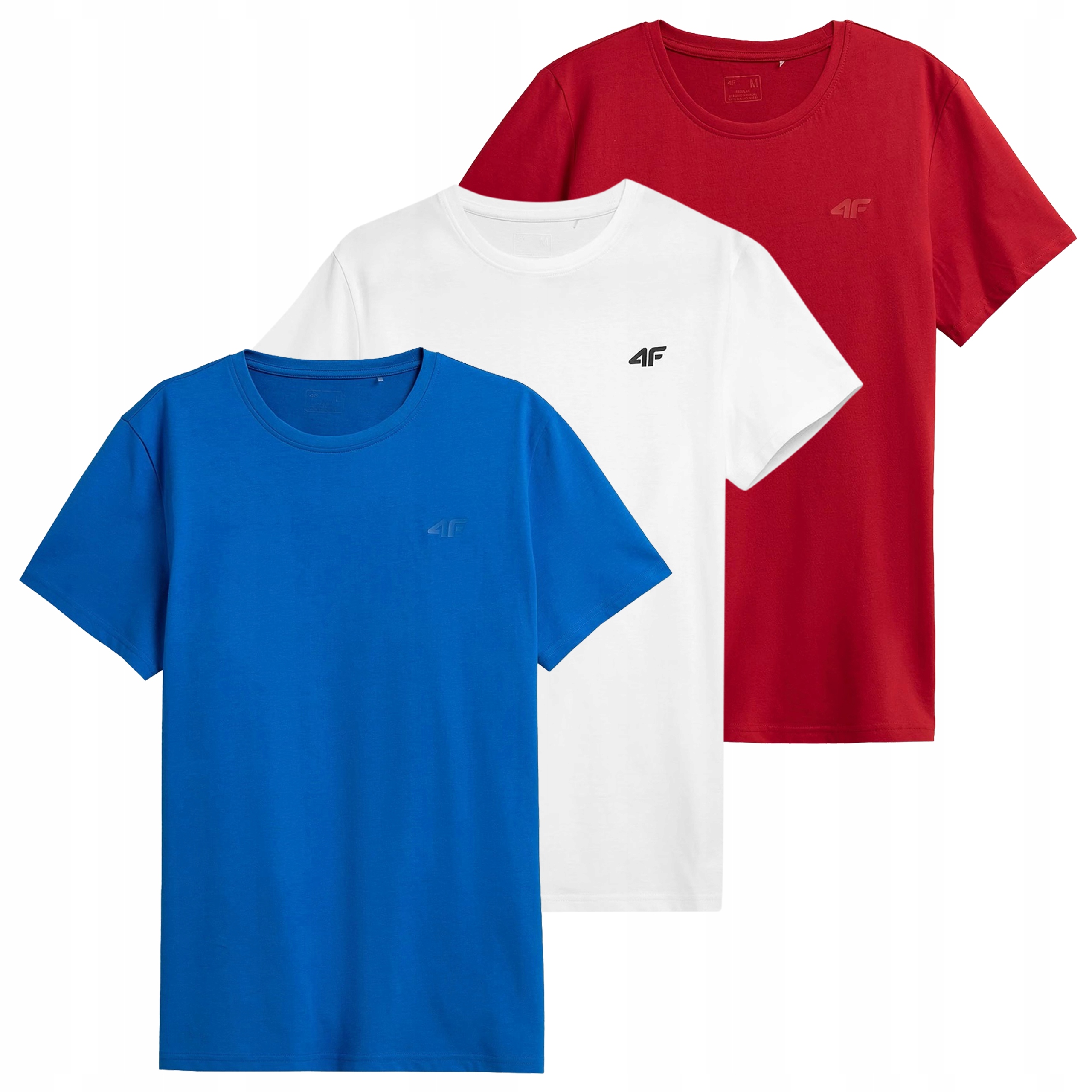 

Koszulka Męska 4F T-shirt Bawełna Wielopak Limited