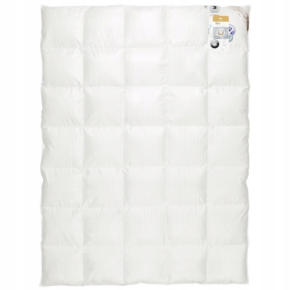 Páperová prikrývka Celoročná 180x200 Silver krémová 90% páperie