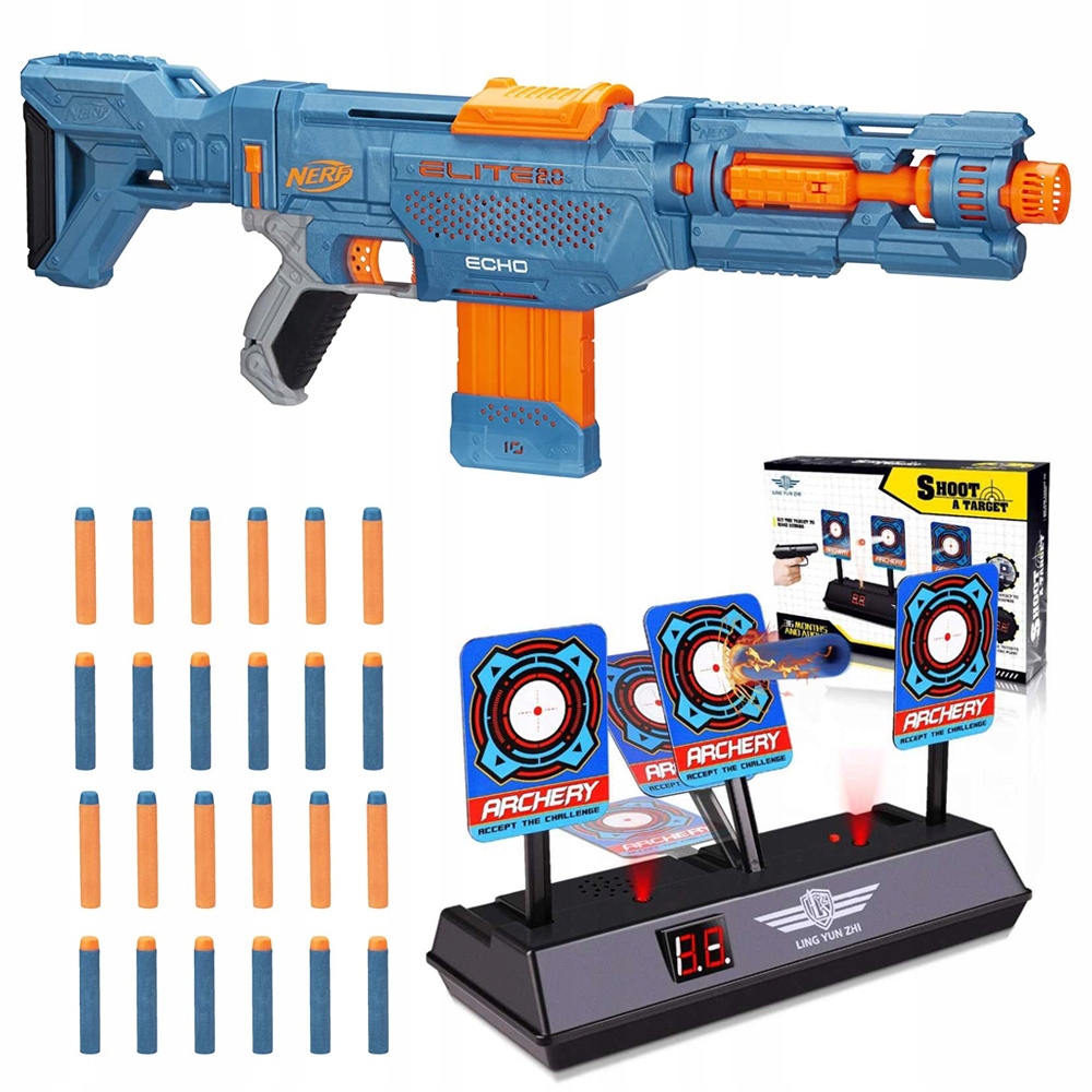 

Nerf Echo CS-10 4W1 E9533 Elektroniczna Tarcza