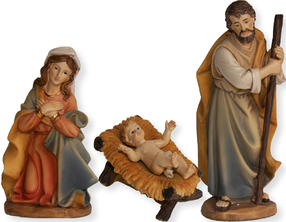 Svätá rodina do Božského betlehemu 4 časti výška 30 cm