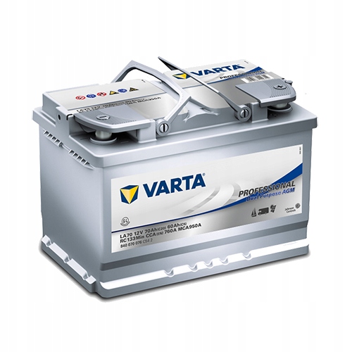 VARTA PROFESSIONAL AGM LA70 70Ah 760A JACHT,KAMPER