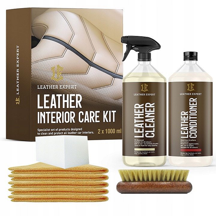 Leather Expert Leather Interior Care Kit zestaw pielęgnacja skór 2x1000ml