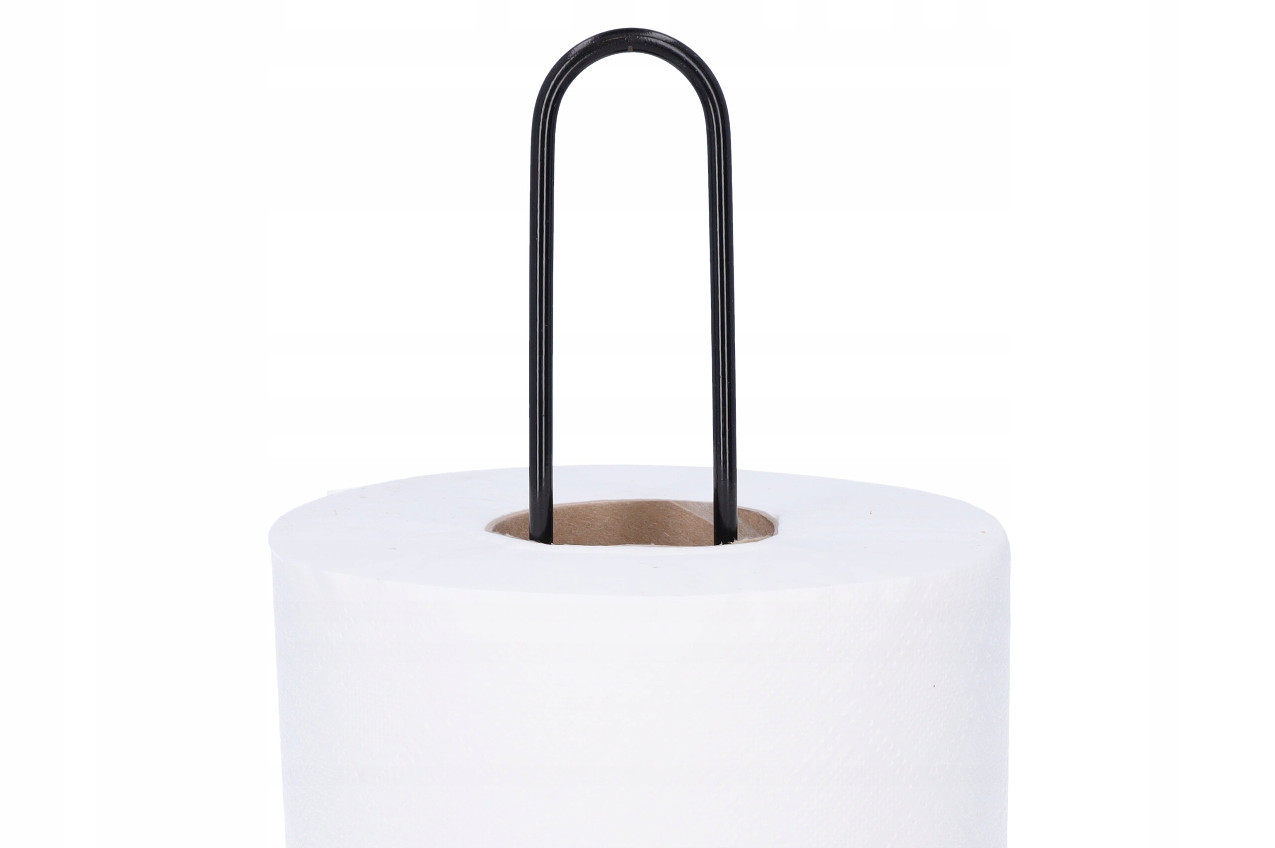 STOJAK NA RĘCZNIK PAPIEROWY METALOWAY CZARNY DO KUCHNI UNIWERSALNY ROZMIAR Materiał metal