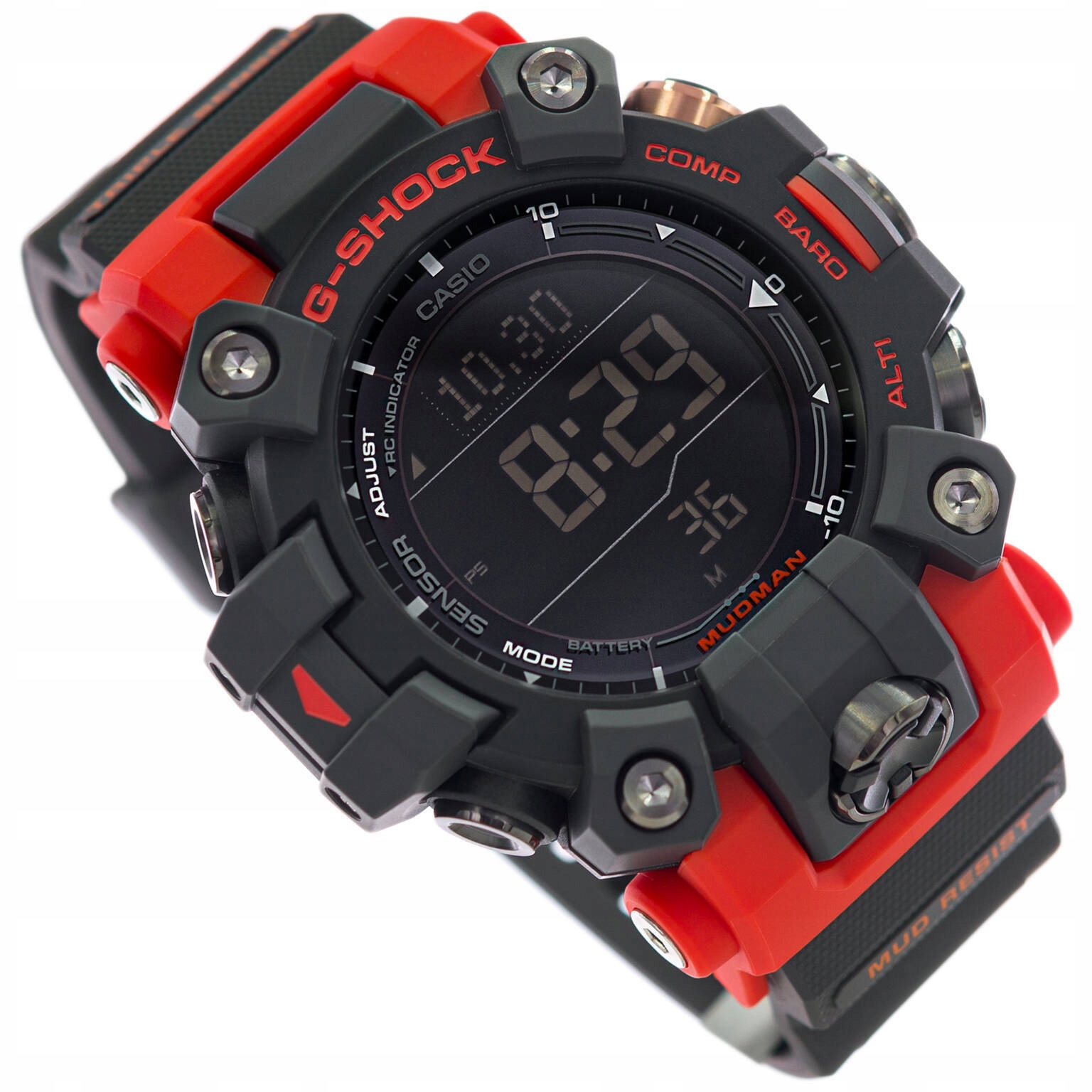 Pánské Hodinky Casio GW-9500-1A4ER Mudman Solární Wave Ceptor Kompas