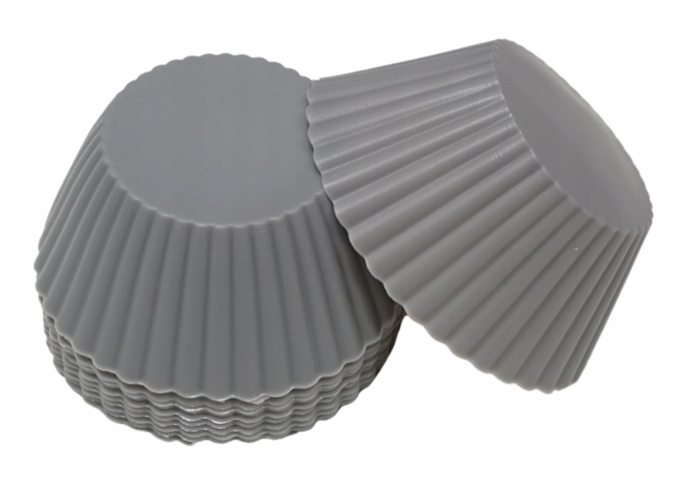 

Formy Silikonowe Do Babeczek Muffinek 12 Szt Szare