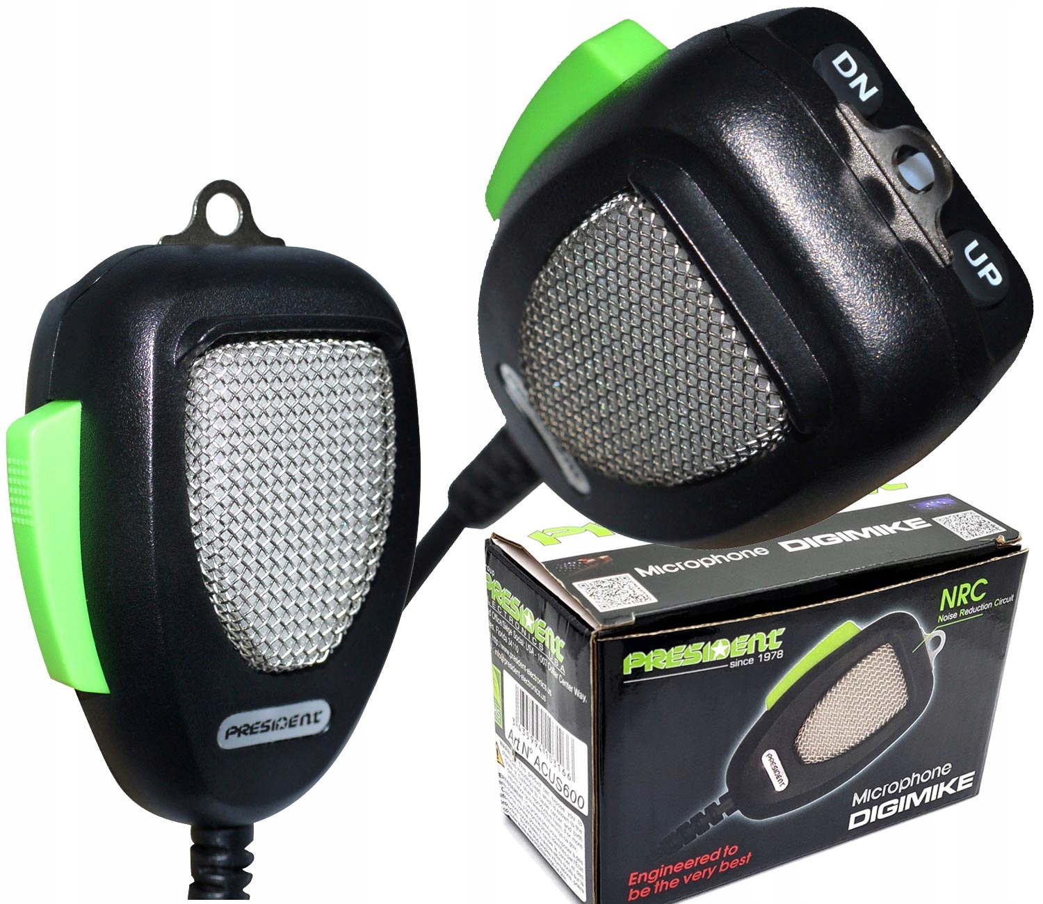 Cb mikrofon President Digi-mike s potlačením šumu