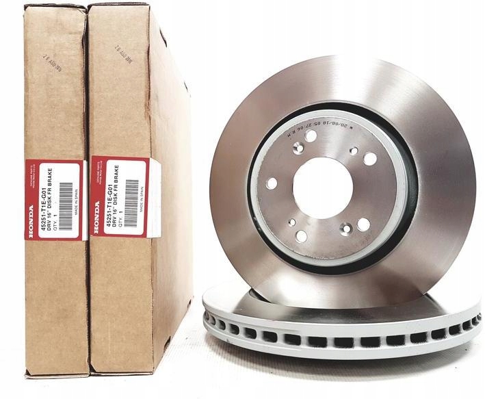 45251T1EG01 - OE HONDA ПЕРЕДНІ ГАЛЬМІВНІ ДИСКИ CR-V III IV 293 ММ