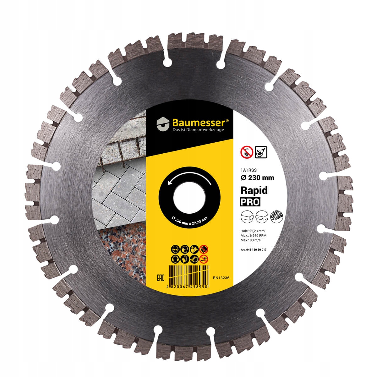 Baumesser Distar Diamantový Kotouč 230 mm Pro Betonu