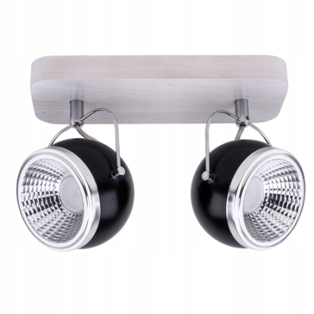 Stropní svítidlo černý chrom 2x GU10 5,5W 5033232