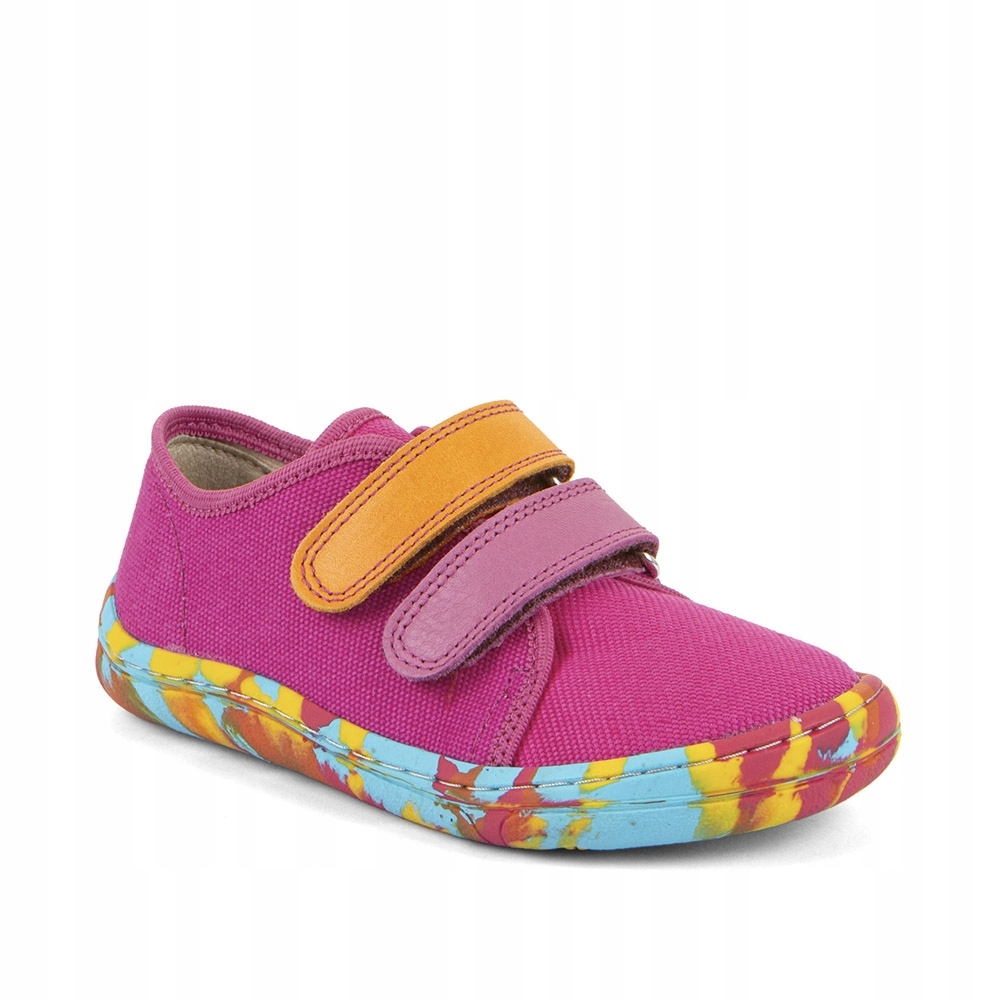 Froddo Barefoot G1700440-13 Fuxia kapcie dziewczęce na rzepy roz.27
