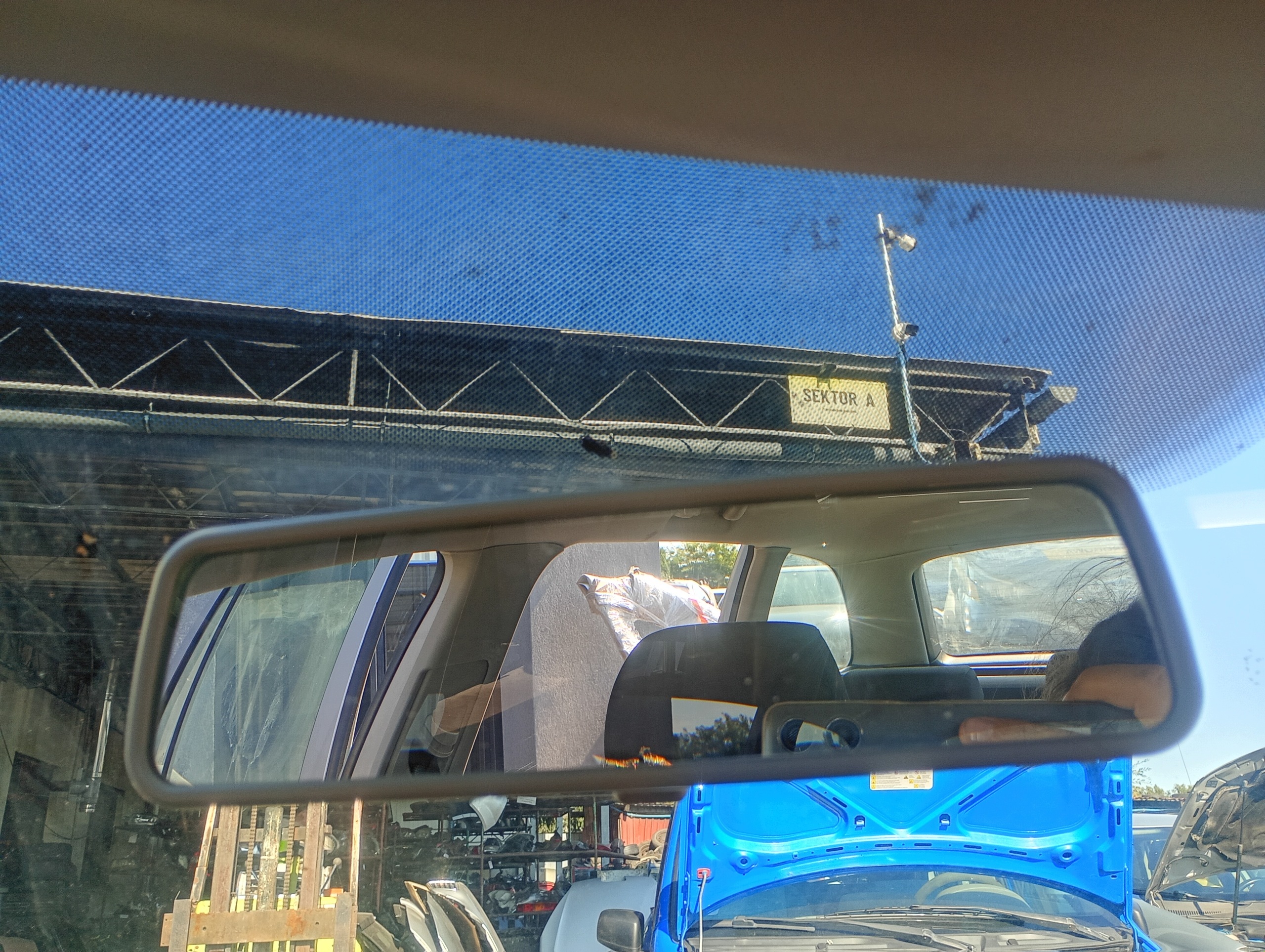 rear-view mirror inner Skoda Octavia 2 II 04-13