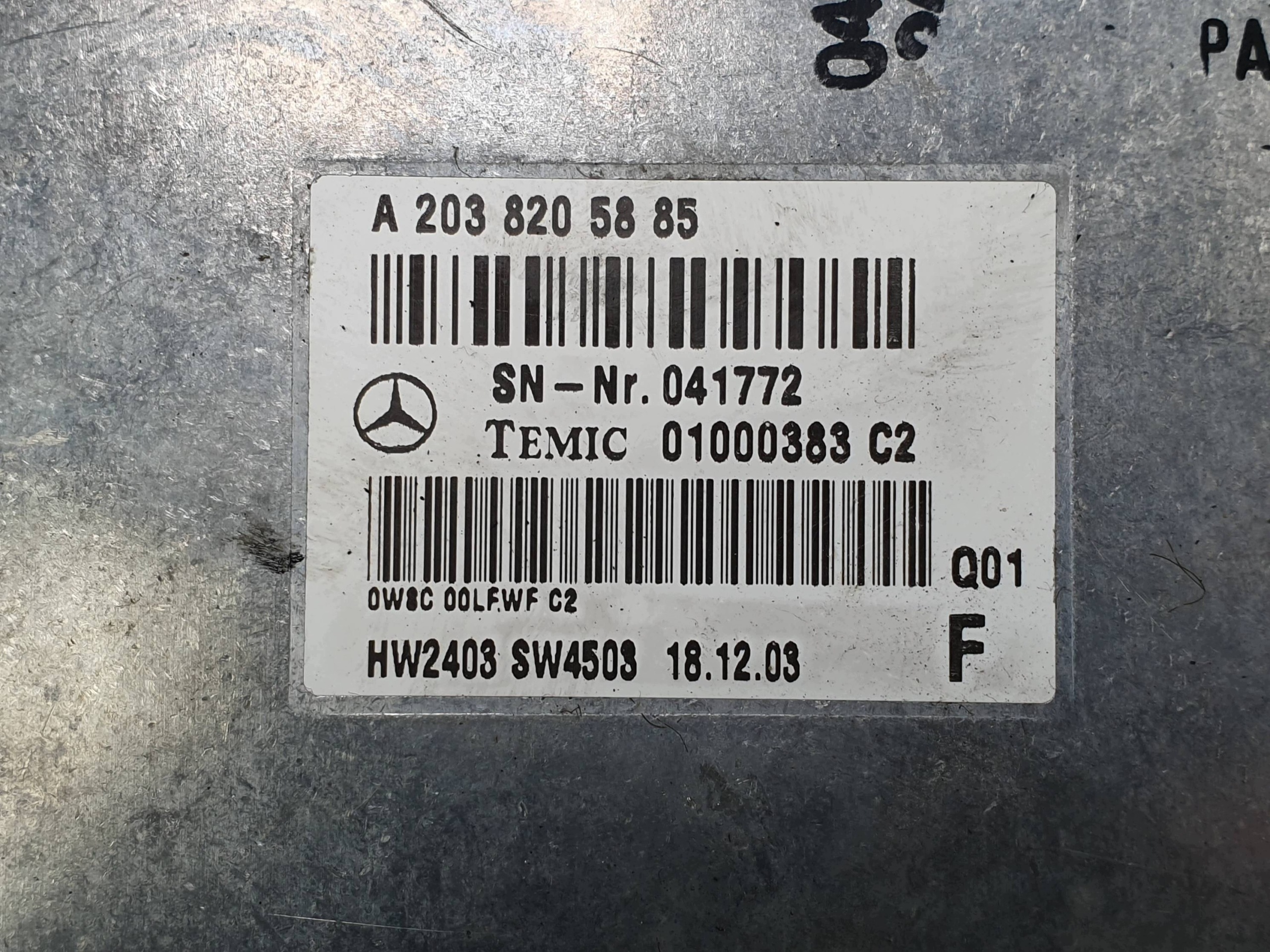 modulo A2038205885 MERCEDES W220