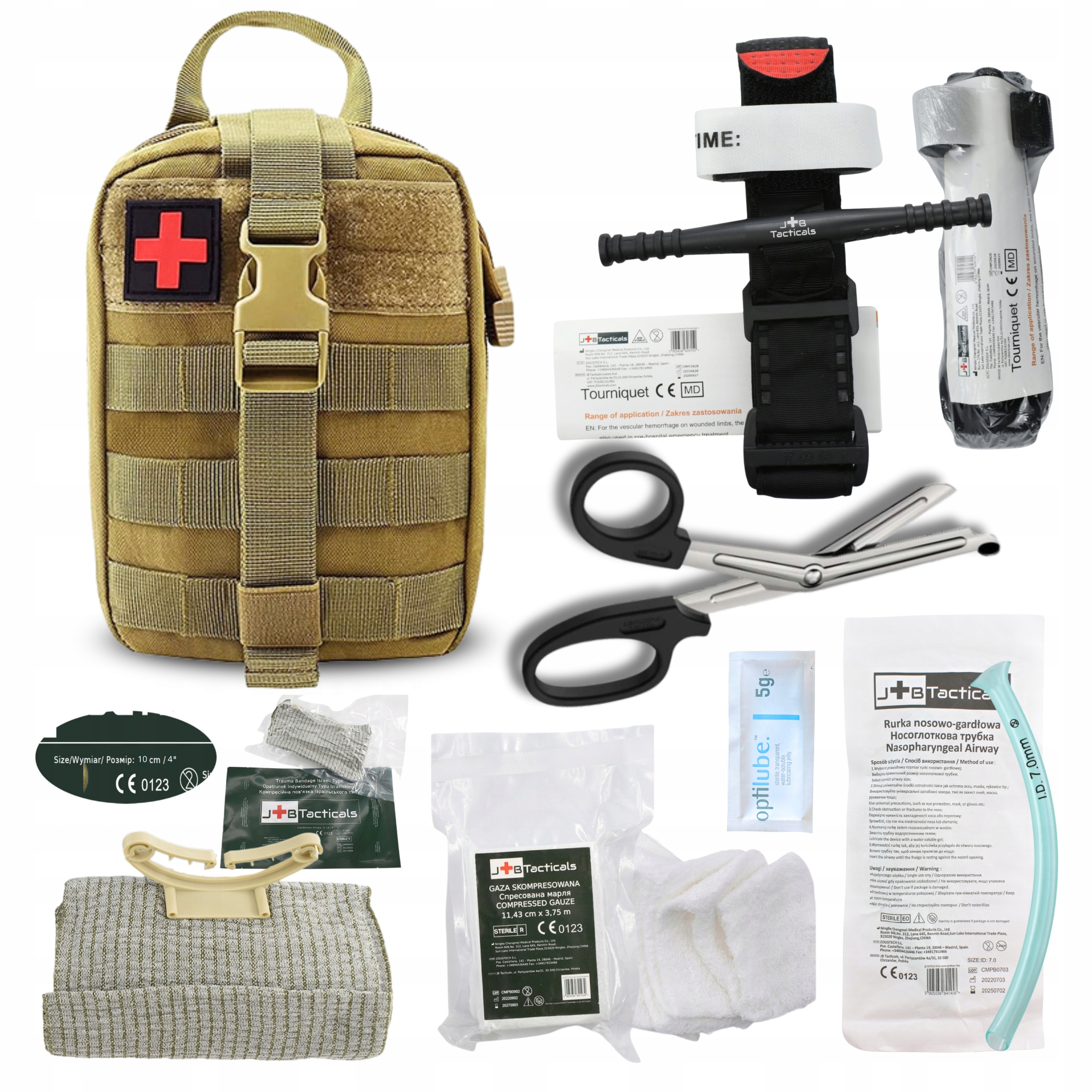 Apteczka wojskowa taktyczna Ifak zestaw Survivalowa Pierwszej Pomocy Edc