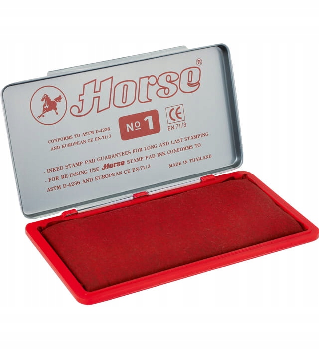 

Poduszka Do Stempli Horse Nr 1 Czerwona 150×74 MM