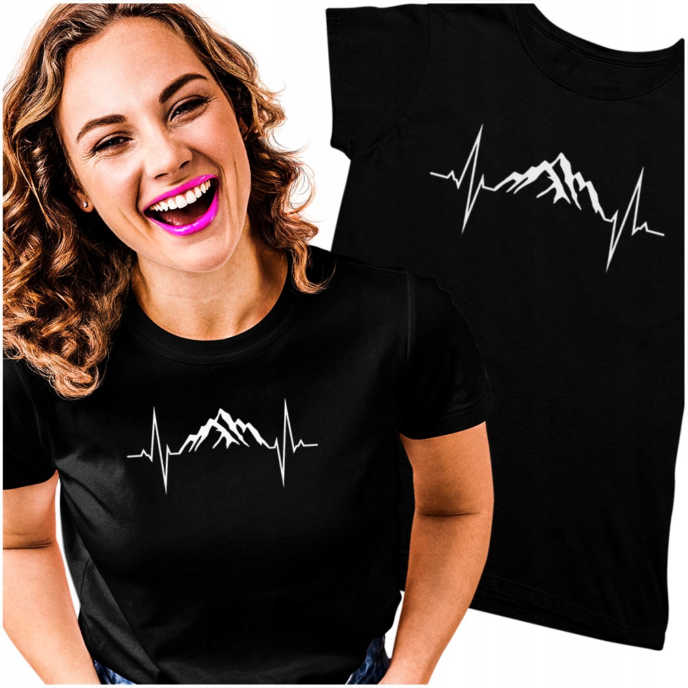 

Tshirt damski Góry Linia Życia Tatry Alpinista L