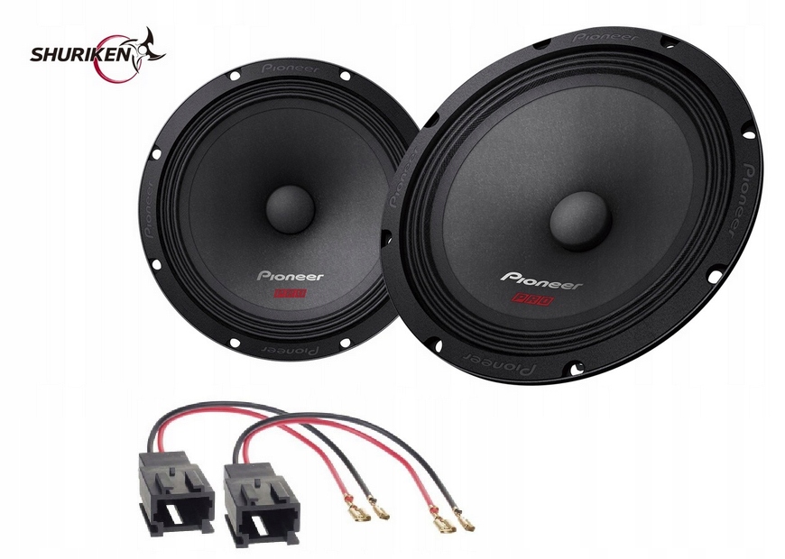 Pioneer TS-M1610PRO Basové reproduktory 165 mm Citroen C2 C3 C4 Peugeot 206 306
