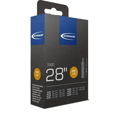 Dętka rowerowa Schwalbe DV15 28" 18/28-622/630 40 mm kolarstwo