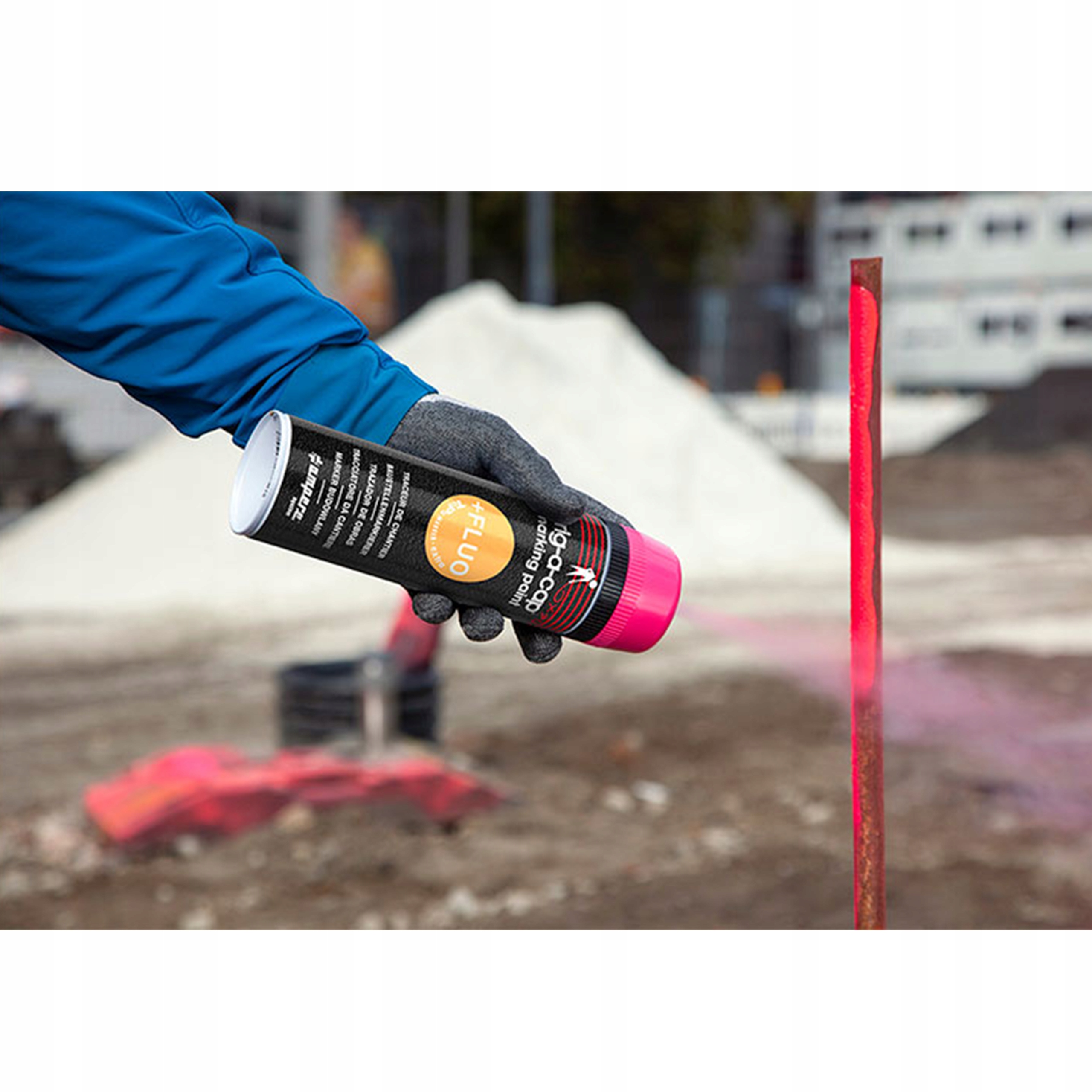 Farba geodezyjna spray do znakowania Ampere 12szt Kod producenta AMPTAC12SZT