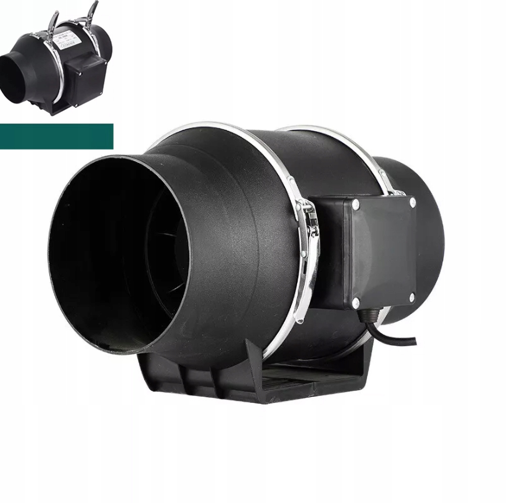 Koupelnový Kanálový Odtahový Ventilátor Tichý Domácí Ø100 mm 220 m³/h
