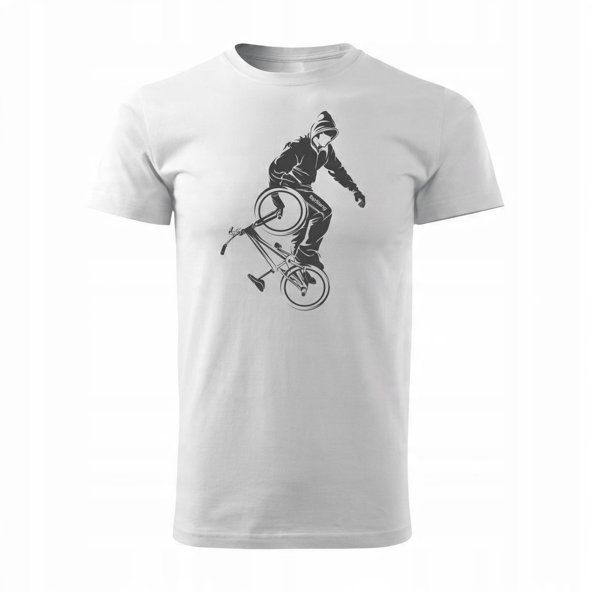 

Koszulka rowerowa z Bmx z rowerem na rower skater