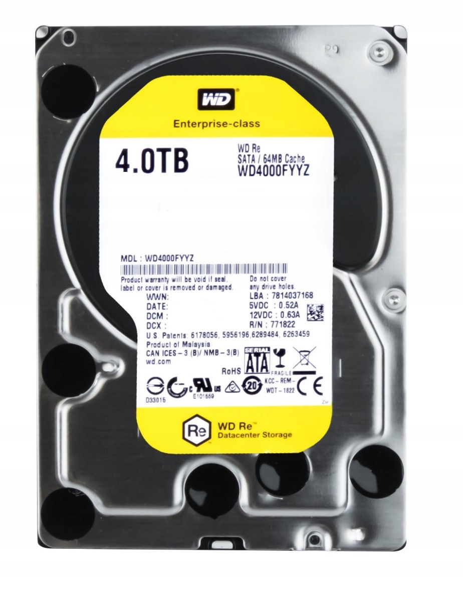 Pevný Disk Wd Re WD4000FYYZ 3.5" Sata