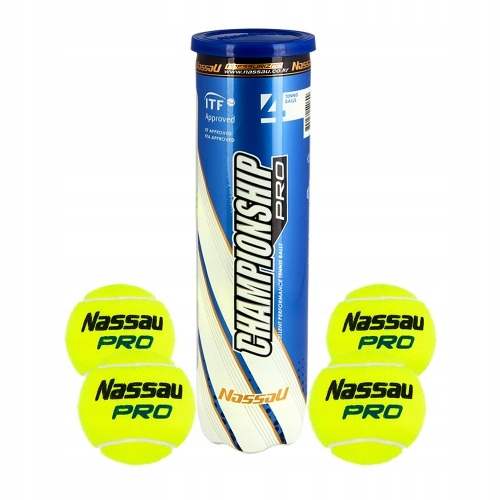 Piłki tenisowe Nassau Championship Pro 4 szt.